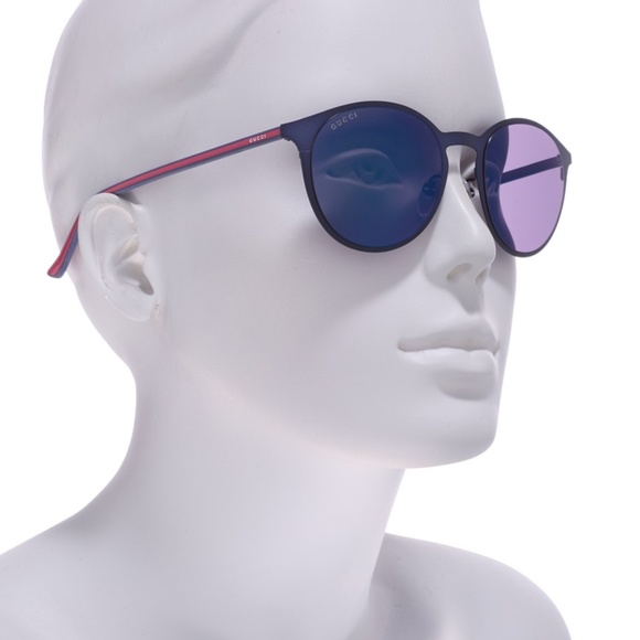 NWT Gucci 52mm Round Mirror Sunnies Style GG0504S